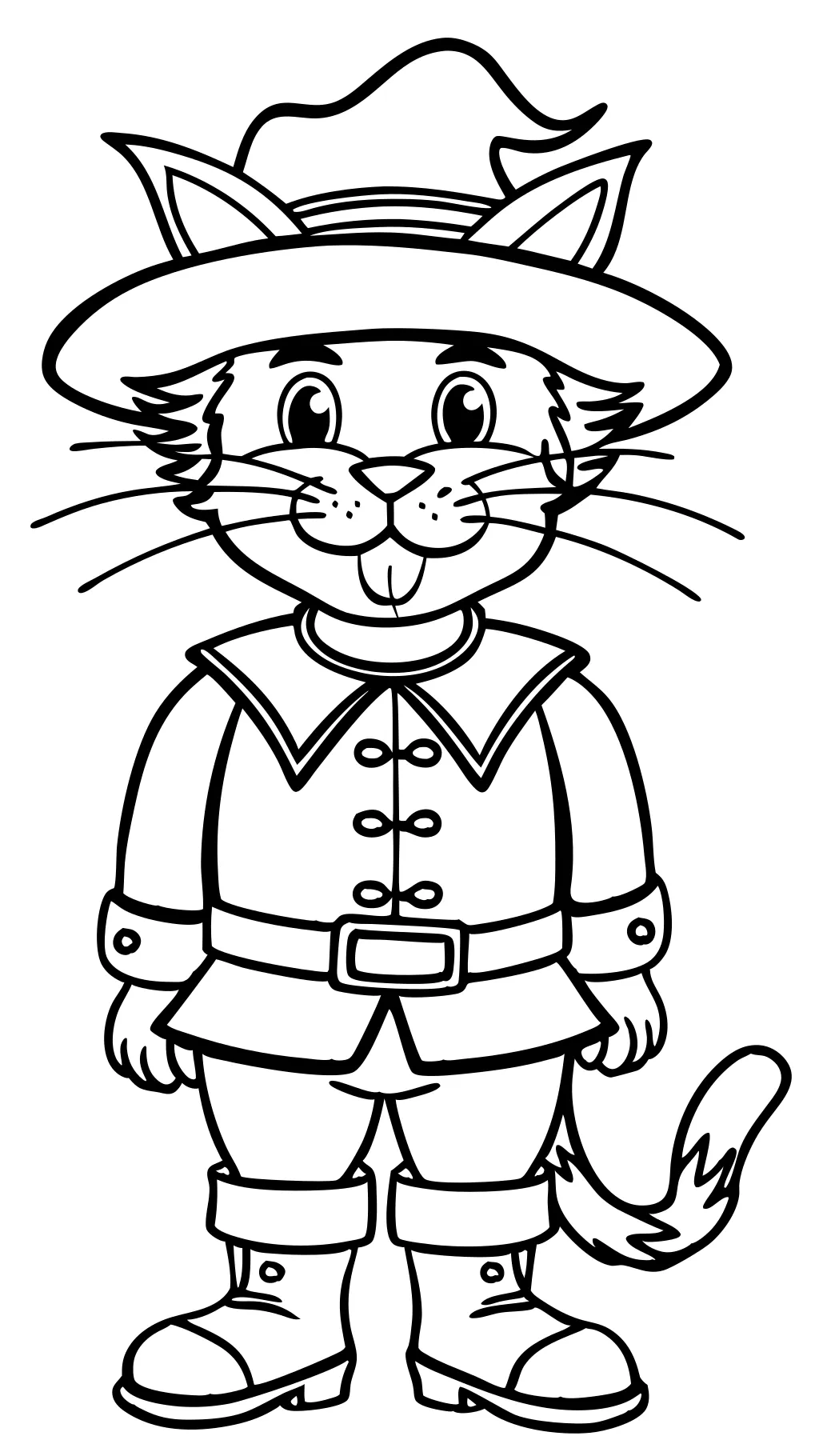 puss in boots coloring pages